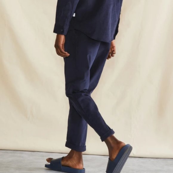 Onia Corduroy Pull On Pants in Navy Blue Size XXL NWT - Picture 4 of 11